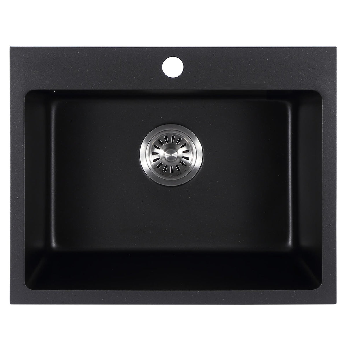Cora Granite Sink Single Bowl (Matte Black)