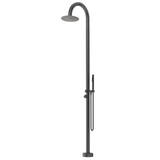 Mica gooseneck freestanding outdoor shower