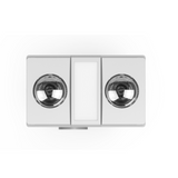 MODURA AllLux2 White Exhaust Fan With Tricolour Panel Light 12w