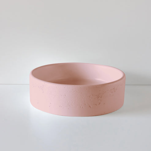 Sticks & Stone Concrete Round Textured Basin