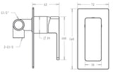 Ceram Wall Mixer