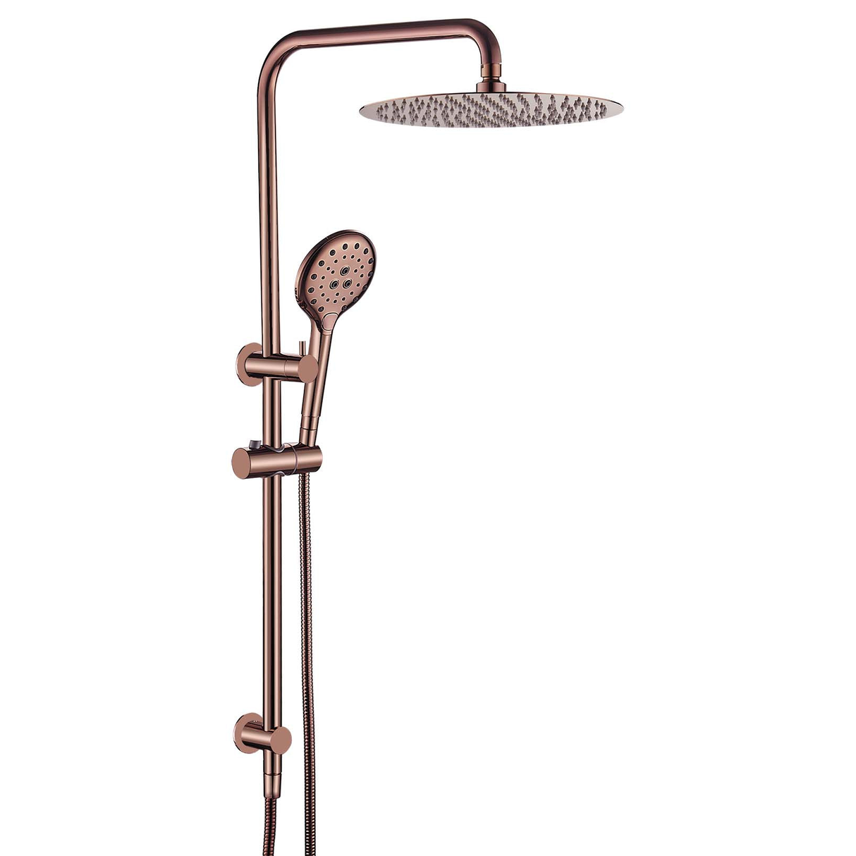 Ideal Shower System With Rail (Rose Gold)