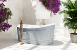 RITZ Freestanding Bathtub with Overflow (Matte Grey) (1700mm)