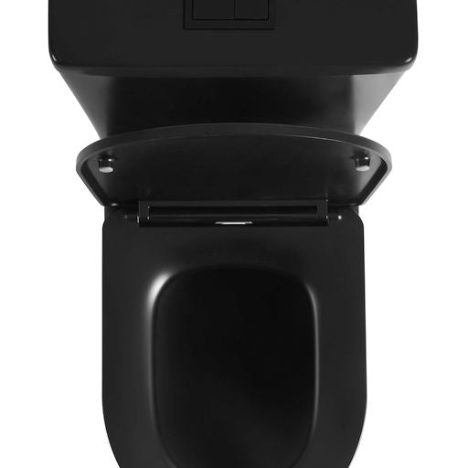 Avis Rimless Matte Black Toilet Suite