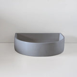 Sticks & Stone Concrete Polished Half Moon Basin