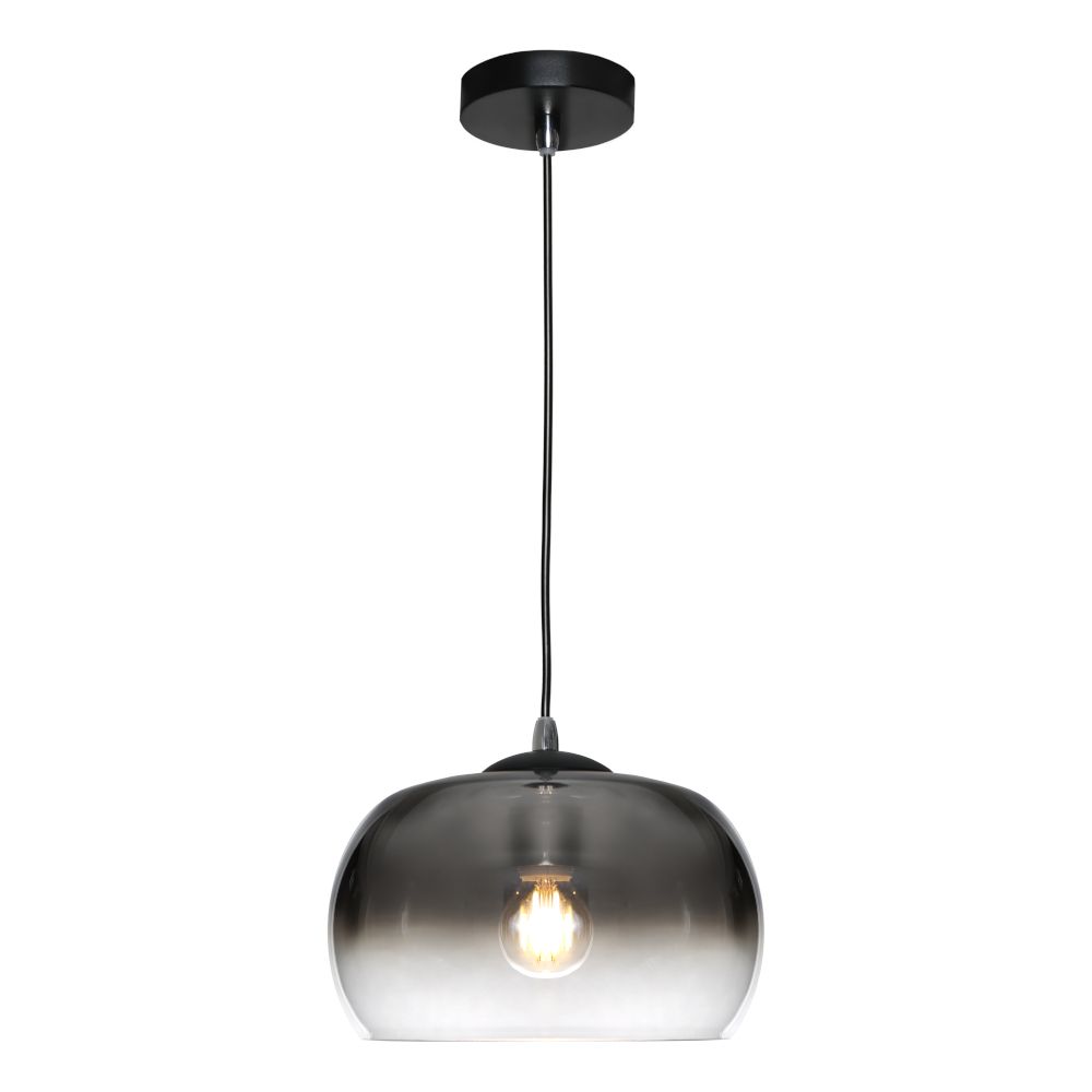 Jordet 1 Light Pendant Black