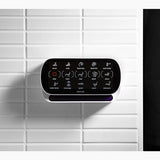 KOHLER Veil Intelligent Rimless Wall Faced Toilet With Bluetooth Remote Bidet Package Elongated Gloss White