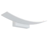 Larz 12W Led Wall Light White