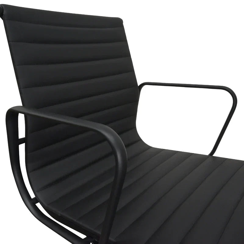 Calibre COC121 PU Leather Office Chair - Full Black