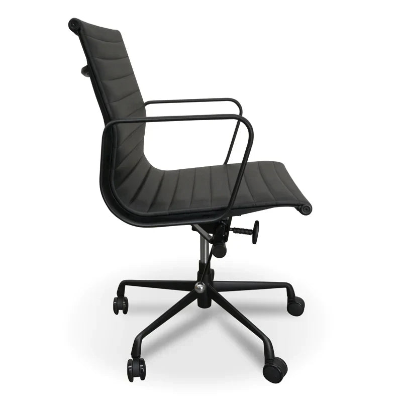 Calibre COC121 PU Leather Office Chair - Full Black