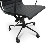Calibre COC121 PU Leather Office Chair - Full Black