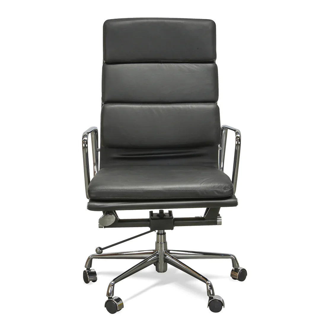 Calibre COC104 High Back Office Chair - Black Leather