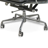 Calibre COC104 High Back Office Chair - Black Leather