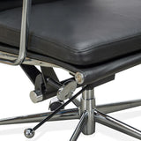Calibre COC104 High Back Office Chair - Black Leather