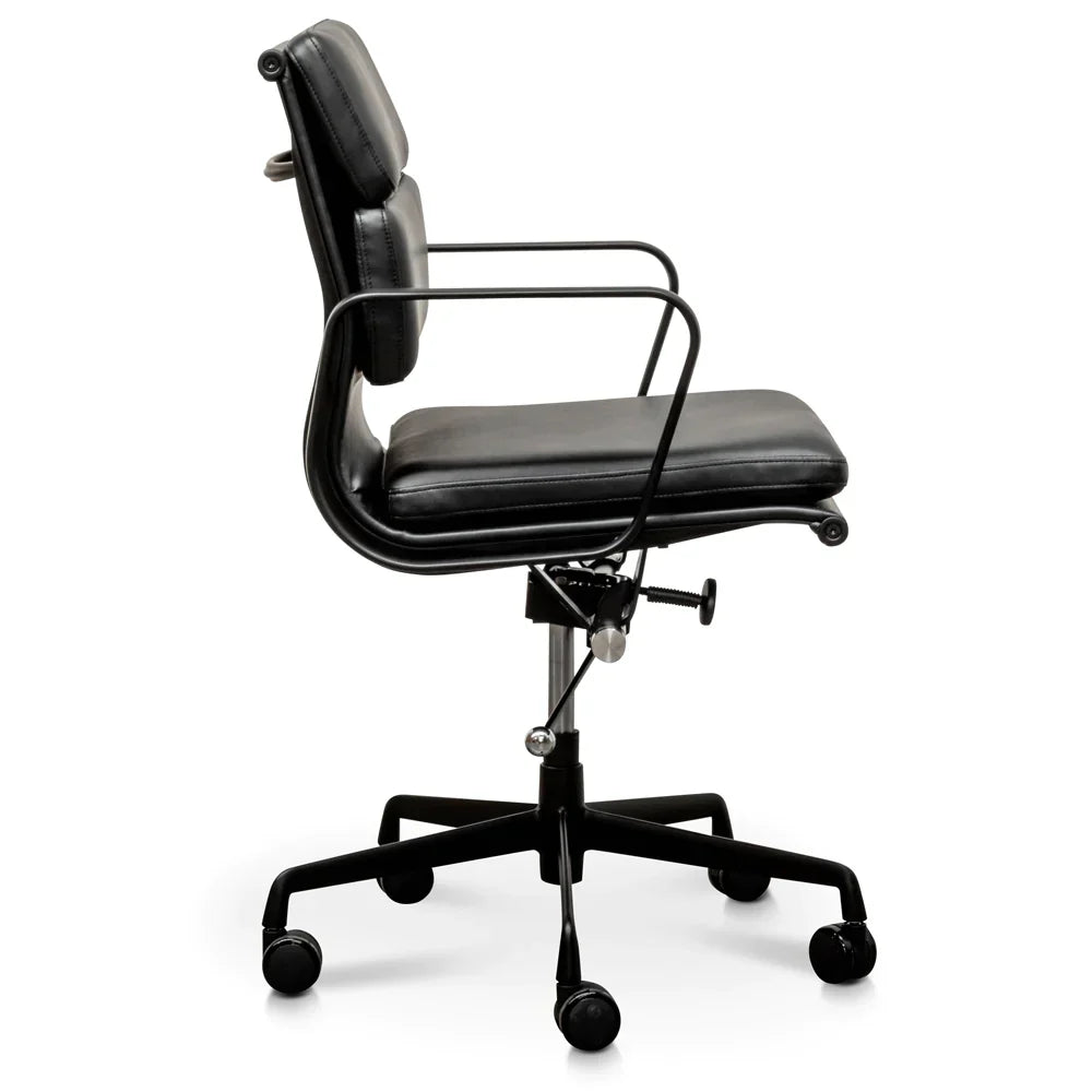 Calibre COC2624-YS Low Back Office Chair - Full Black