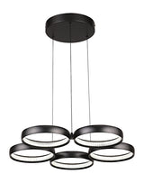 Olympus 5Lt Led Pendant Black