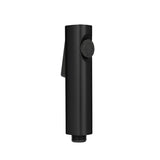 Round ABS Toilet Bidet Spray Kit With Stainless Steel Hose - Matte Black