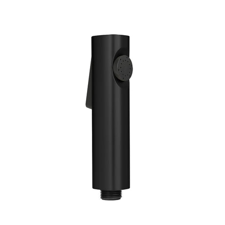 Round ABS Toilet Bidet Spray Kit With Stainless Steel Hose - Matte Black