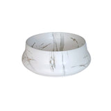 POSEIDON Matte White Carrara Basin (Round: 400x400x140)