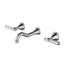 Clasico Bath Tap Set - Brushed Nickel