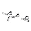 Clasico Bath Tap Set - Chrome