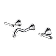 Clasico Bath Tap Set - Chrome