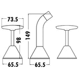ACL Bath Tap Set-Lead free
