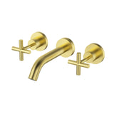 Bath Tap Set - Lead Free - Brushed Gold