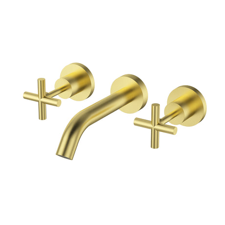 Bath Tap Set - Lead Free - Brushed Gold