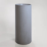 Sticks & Stone Concrete Polished Full Height Round Pedestal Basin