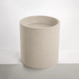 Sticks & Stone Concrete Polished Half Height Round Pedestal Basin