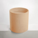 Sticks & Stone Concrete Polished Half Height Round Pedestal Basin