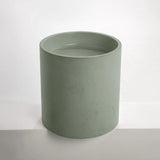 Sticks & Stone Concrete Polished Half Height Round Pedestal Basin