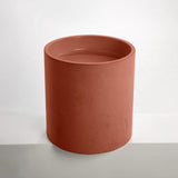 Sticks & Stone Concrete Polished Half Height Round Pedestal Basin