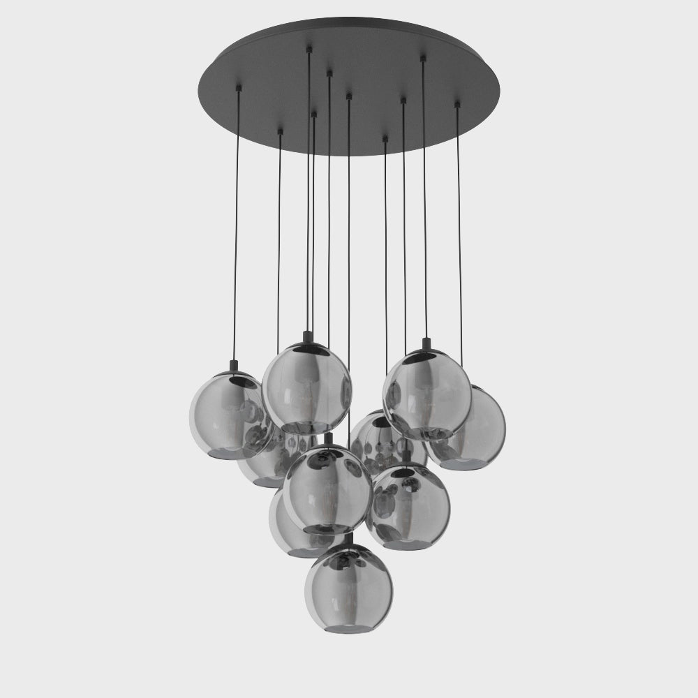 ARISCANI pendant light Glass Black Transparent