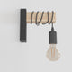 TOWNSHEND wall light Black Brown - Clearance