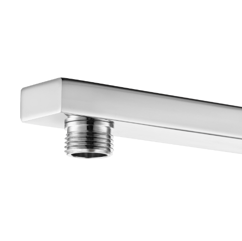 AQU Square Shower Station Without Shower Head And Handheld Shower - Chrome