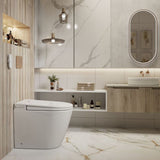 CRAWFORD Rimless Wall Faced Floor Smart Toilet