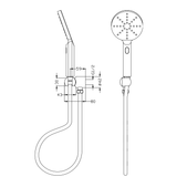 Mica Wide Hand Shower