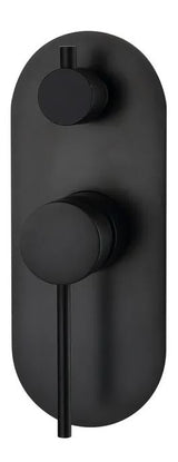 ROUL Shower/Wall Mixer with Diverter - Matte Black