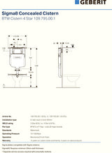 Belbagno Geberit Sigma8 Concealed Cistern