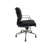 Calibre COC103 Low Back Office Chair - Black Leather