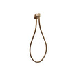 Esperia Square Shower Holder Wall Connector Hose - Brushed Brass