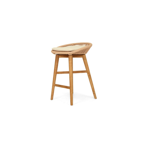 Taylor Backless Counter Stool – Indoor/Outdoor – Apricot – Image 1