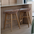 Taylor Backless Counter Stool – Indoor/Outdoor – Apricot – Image 2