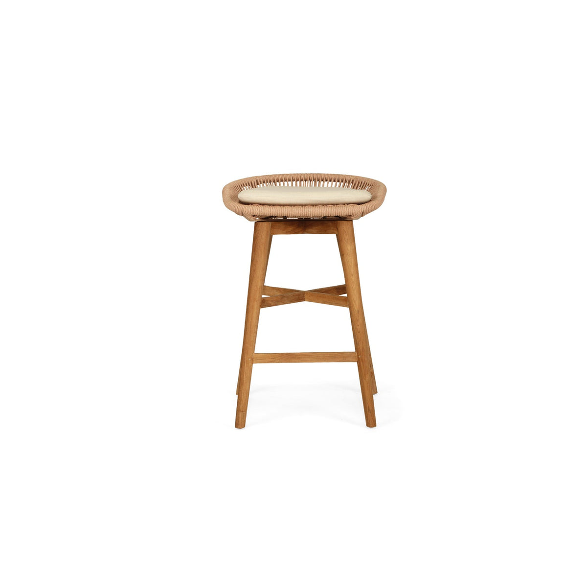 Taylor Backless Counter Stool – Indoor/Outdoor – Apricot – Image 3