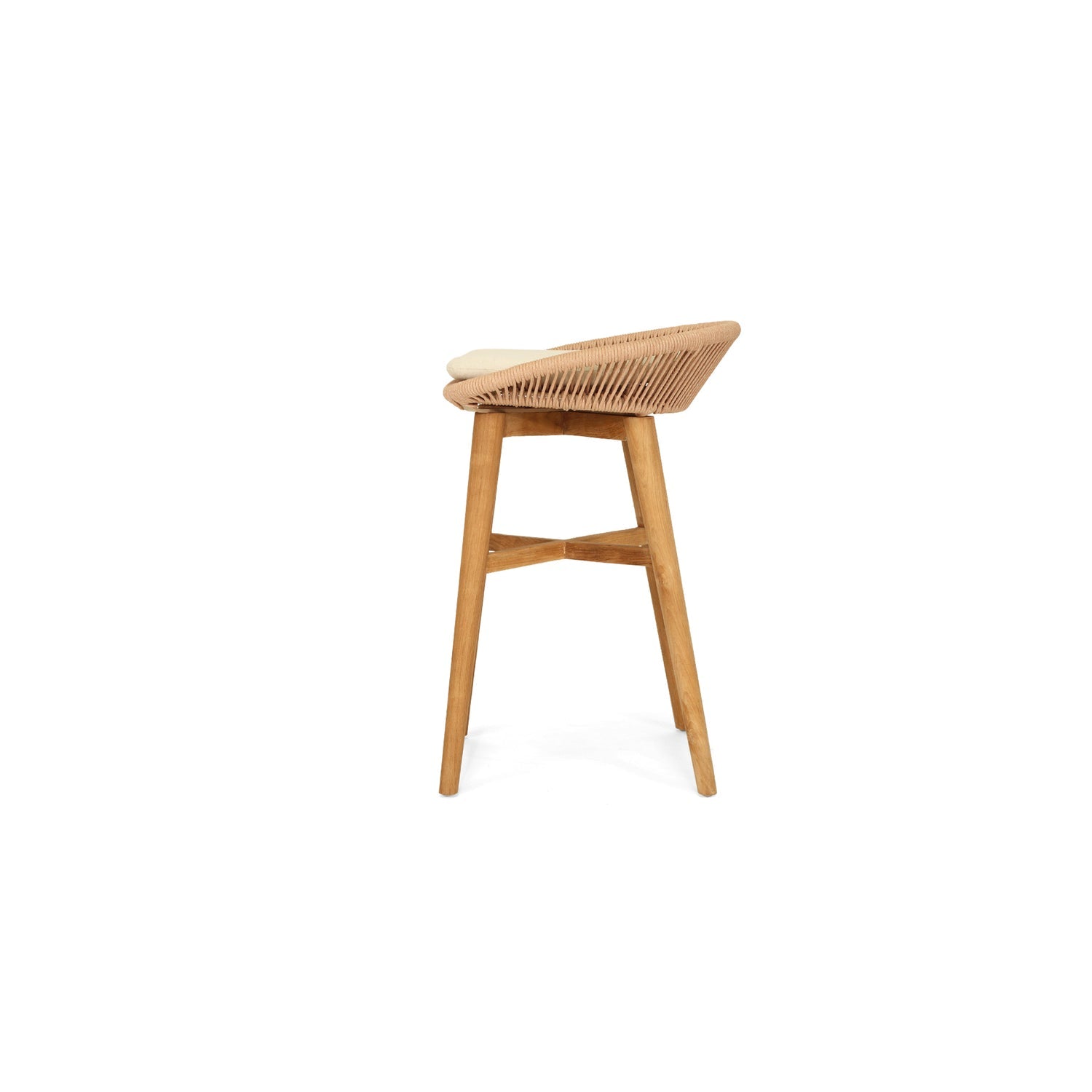 Taylor Backless Counter Stool – Indoor/Outdoor – Apricot – Image 5
