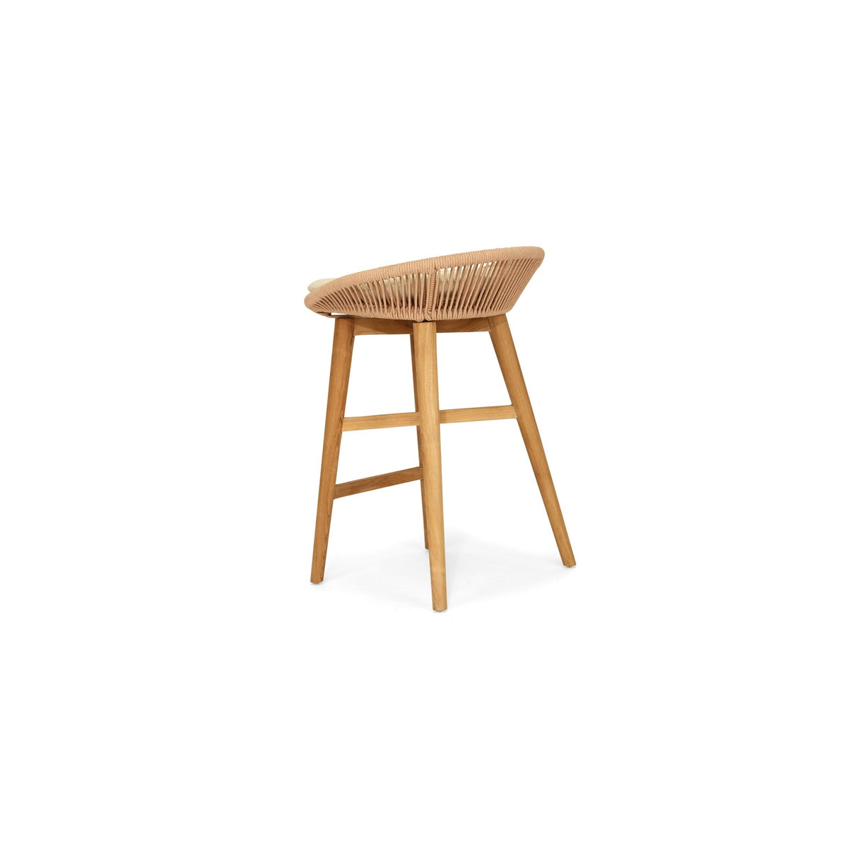 Taylor Backless Counter Stool – Indoor/Outdoor – Apricot – Image 6