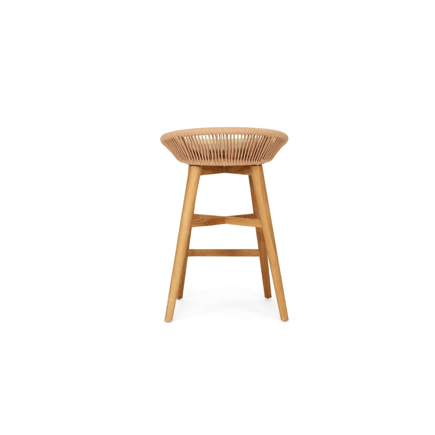 Taylor Backless Counter Stool – Indoor/Outdoor – Apricot – Image 7