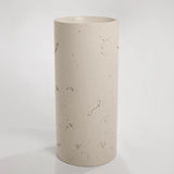 Sticks & Stone Concrete Textured Full Height Round Pedestal Basin
